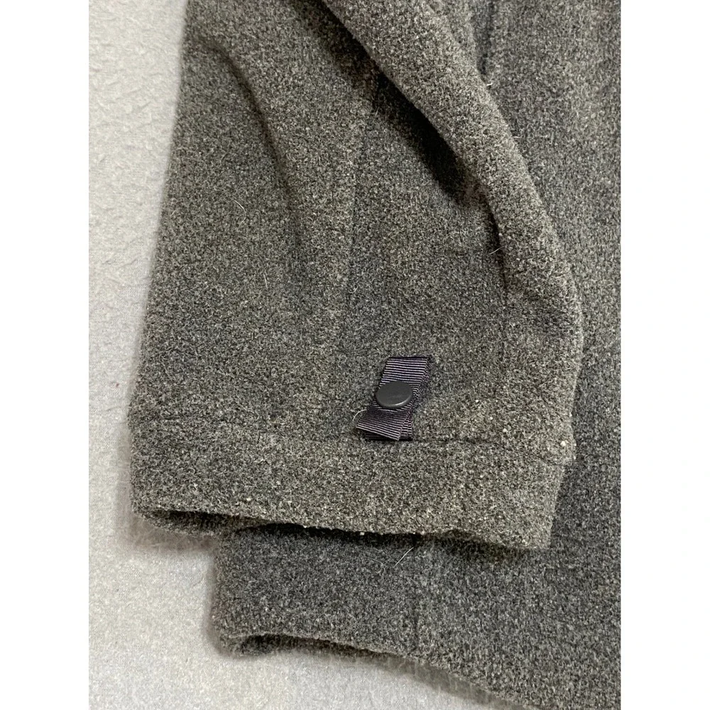 The North Face Mens XL Full Zip Fleece Jacket Charcoal Gray Heather‎ DA 012945